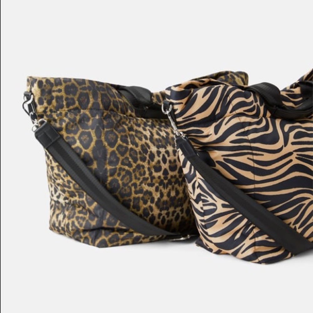 Zara quilted animal print shopper - Picture 6 of 7